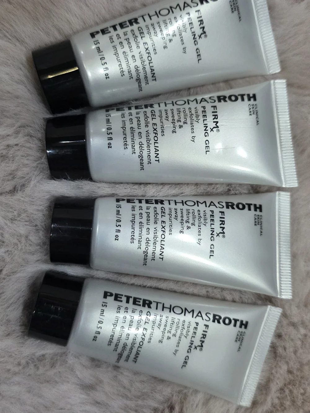Peter Thomas Roth FIRMx Peeling Gel 0.5 oz x4 NEW Sealed Bundle